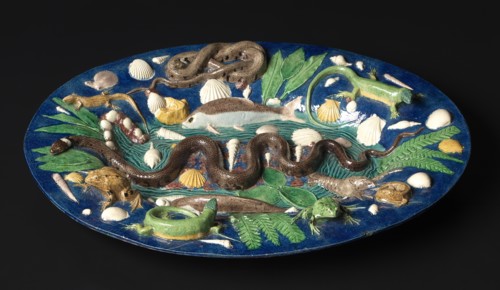 Platter, late 1500s. Creator: Bernard Palissy (French, 1510-1589), circle of.