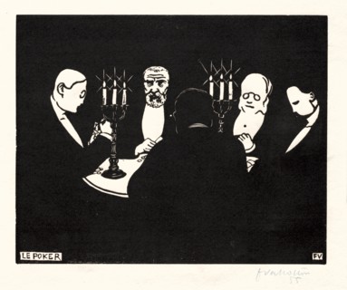 Poker, 1896. Creator: Félix Vallotton (French, 1865-1925).