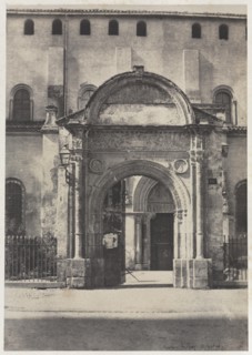 Porte Bachelier, Eglise Saint-Sernin, Toulouse (Haute-Garonne), 1851. Creator: Auguste Mestral (French, 1812-1884), and ; Gustave Le Gray (French, 1820-1884).