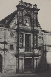 Portico of the Château dAnet, now at the École des Beaux-Arts, Paris, 1851. Creator: Charles Marville (French, 1816-1879).
