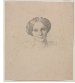 Portrait Head of a Woman, 1800s. Creator: Jean-Léon Gérôme (French, 1824-1904).