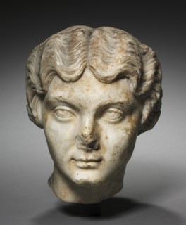 Portrait Head of the Empress Lucilla, c. 165. Creator: Unknown.