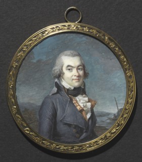 Portrait of a Man in a Landscape, c. 1795. Creator: Marie Gabrielle Capet (French, 1761-1818).