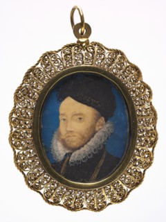 Portrait of a Man, 1590s. Creator: Nicholas Hilliard (British, c. 1547-1619).