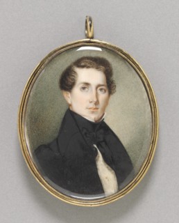 Portrait of a Man, 1836. Creator: William Lockwood (American, 1834-1847).