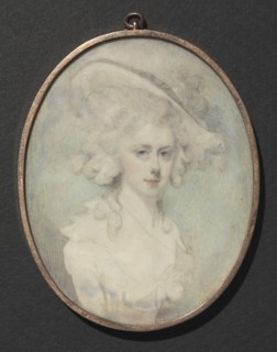 Portrait of a Woman with a Hat, c. 1780. Creator: Jeremias Majer (German, 1735-1789).