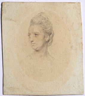Portrait of a Woman, c. 1772. Creator: John I Smart (British, 1741-1811).