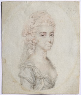Portrait of a Woman, c. 1776. Creator: John I Smart (British, 1741-1811).