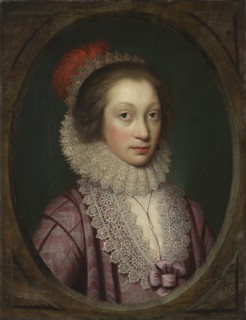 Portrait of a Woman, possibly Elizabeth Boothby, 1619. Creator: Cornelis Jonson (called Jonson van Ceulen) (British, 1593-1661).