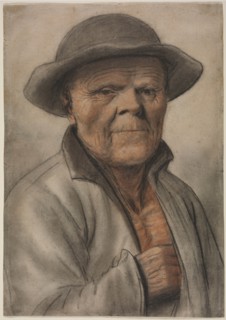 Portrait of an Old Man, 1600s?. Creator: Nicolas Lagneau (French, 1590-1666), manner of.