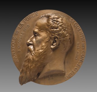 Portrait of Anatole La Forge, 1878. Creator: Aimé Millet (French, 1819-1891).