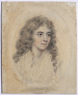 Portrait of Anna Maria Woolf, née Smart, c. 1785. Creator: John I Smart (British, 1741-1811).