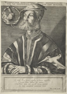 Portrait of Bernard Knipperdolling. Creator: Jan Muller (Dutch, 1571-1628).