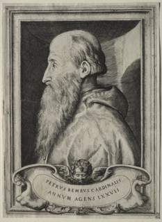Portrait of Cardinal Pietro Bembo, 1547. Creator: Giulio Bonasone (Italian, c. 1510-aft 1576).