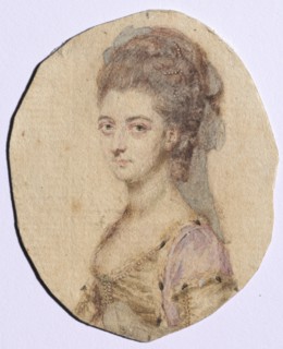 Portrait of Charlotte Bertie, née Warren, 4th Countess of Abingdon, 1778. Creator: John I Smart (British, 1741-1811).