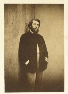 Portrait of Edmond Cottinet (1824-1895), c. 1848-50. Creator: Gustave Le Gray (French, 1820-1884).