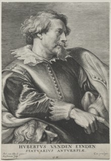Portrait of Hubert van den Eyden. Creator: Lucas Emil Vorsterman (Flemish, 1595-1675).