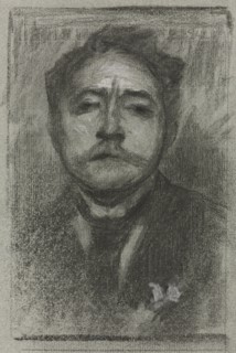 Portrait of Jean Ajalbert, c. 1893. Creator: Eugène Carrière (French, 1849-1906).