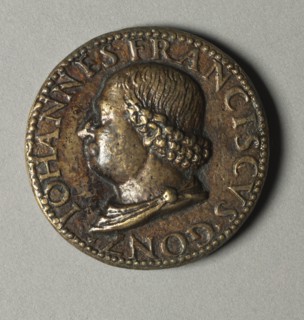 Portrait of John VIII Palaoelogus, Emperor of Constantinople, 1424-1428 (obverse) and (reverse), c.  Creator: Pisanello (Italian, Ferrara, c. 1395-1455).