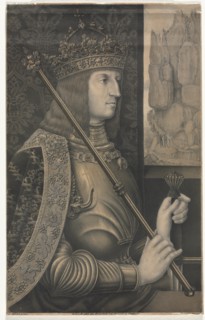 Portrait of Kaiser Maximilian I with Crown and Scepter, 1825. Creator: Florentin Lauter (German).
