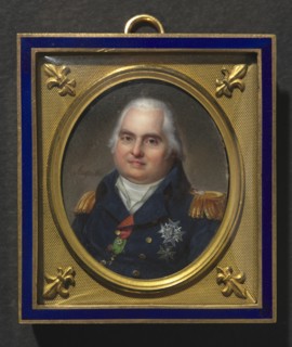 Portrait of Louis XVIII, c. 1822. Creator: Jean-Baptiste Jacques Augustin (French, 1759-1832).