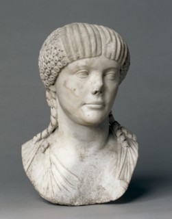 Portrait of Octavia, wife of Nero, 1-100. Creator: Unknown.