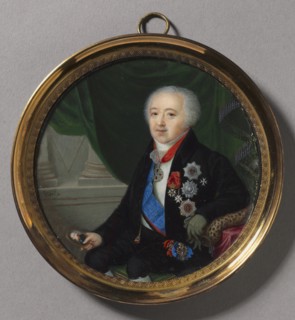 Portrait of Prince Alexander Bezborodko, mid to late 1700s. Creator: Pierre-Charles Cior (French, 1769-1840).