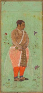 Portrait of Suraj Singh Rathor, Raja of Marwar and Maternal Uncle of Shah Jahan..., c. 1600. Creator: Bishandas (Indian, active c. 1610-30), attributed to.