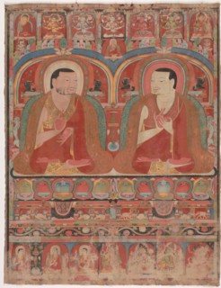 Portrait of Two Lamas, c. 1300. Creator: Unknown.