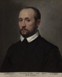 Portrait of Vincenzo Guarignoni, c. 1572. Creator: Giovanni Battista Moroni (Italian, 1525-1578).