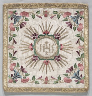 Pouch for the Chalice Cover, 1700s. Creator: Unknown.