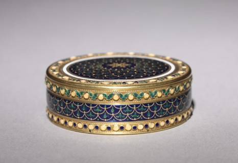 Powder Box (Poudrier), 1779-1780. Creator: Jean-Joseph Barrière (French).