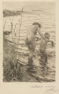 Première, 1890. Creator: Anders Zorn (Swedish, 1860-1920).