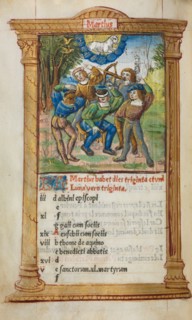 Printed Book of Hours (Use of Rome): fol. 4v, March calendar illustration, 1510. Creator: Guillaume Le Rouge (French, Paris, active 1493-1517).