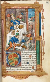 Printed Book of Hours (Use of Rome): fol. 73r, Lazarus, 1510. Creator: Guillaume Le Rouge (French, Paris, active 1493-1517).