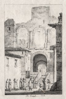 Procession at Arles, 1918. Creator: Horace Vernet (French, 1789-1863).