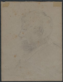 Profile Bust of a Man (verso), 1870s. Creator: Paul Gauguin (French, 1848-1903).