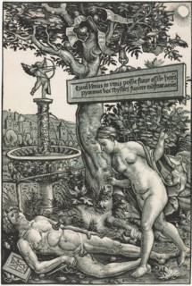 Pyramus and Thisbe, c. 1510. Creator: Hans Wechtlin (German, 1480/85-aft 1526).