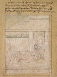 Radha and Krishna's Reconciliation , c. 1790-1800. Creator: Unknown.