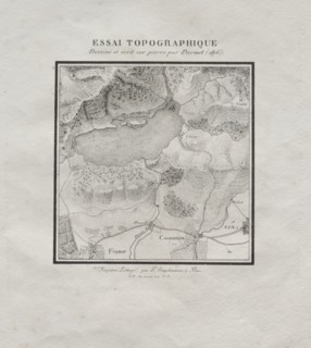 Receuil dessais lithographiques: Essai topographique, 1816. Creator: Darmet (French).