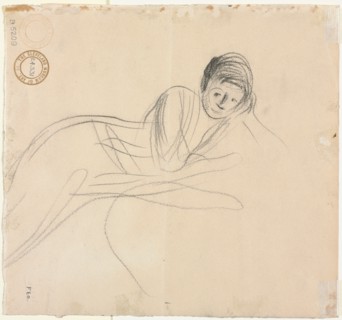 Reclining Woman (verso), 1915. Creator: Jean Louis Forain (French, 1852-1931).