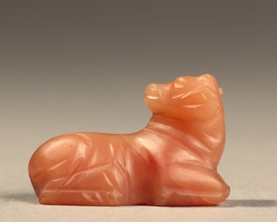Recumbent Calf Amulet, 1540-1296 BC. Creator: Unknown.