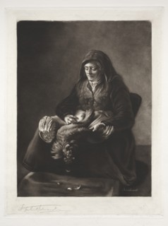 Rembrandt's Mother, 19th-20th century. Creator: Samuel Arlent-Edwards (American, 1862-1938).