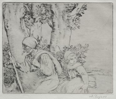 Return from the Field (Le Retour des Champs-2nd Plate). Creator: Alphonse Legros (French, 1837-1911).
