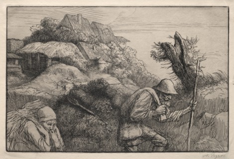 Return from the Woods (Le Retour du Bois). Creator: Alphonse Legros (French, 1837-1911).