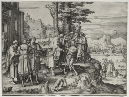 Return of the Prodigal Son, c. 1510. Creator: Lucas van Leyden (Dutch, 1494-1533).