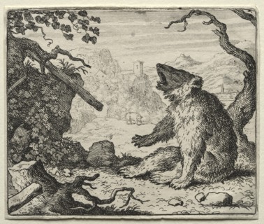 Reynard the Fox: The Bear Calls Reynard to Court. Creator: Allart van Everdingen (Dutch, 1621-1675).