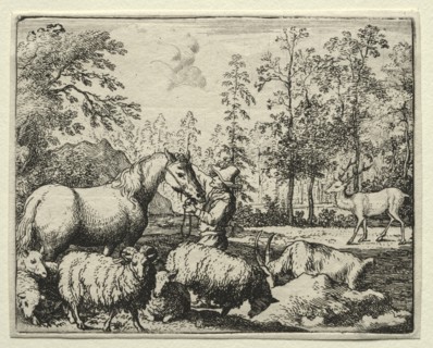 Reynard the Fox: The Jealous Horse. Creator: Allart van Everdingen (Dutch, 1621-1675).