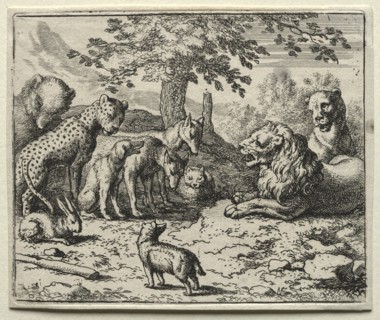 Reynard the Fox: The Lion's Council. Creator: Allart van Everdingen (Dutch, 1621-1675).