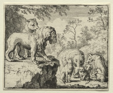 Reynard the Fox: The Pardon of Reynard. Creator: Allart van Everdingen (Dutch, 1621-1675).